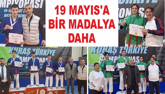 19 MAYIS'A BİR MADALYA DAHA