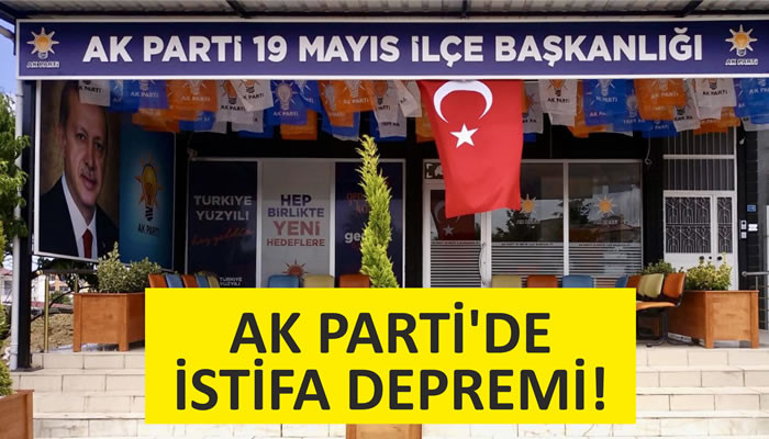 AK Parti’de İstifa Depremi!