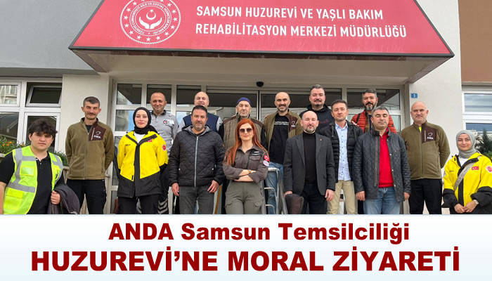 ANDA’dan HUZUREVİ’NE MORAL ZİYARETİ